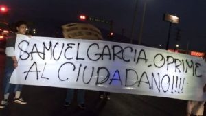 LUIS CASTILLO Nuevo León PROTESTA