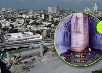 Construyen Metro... ¡en drenaje pluvial! Minuto Cero