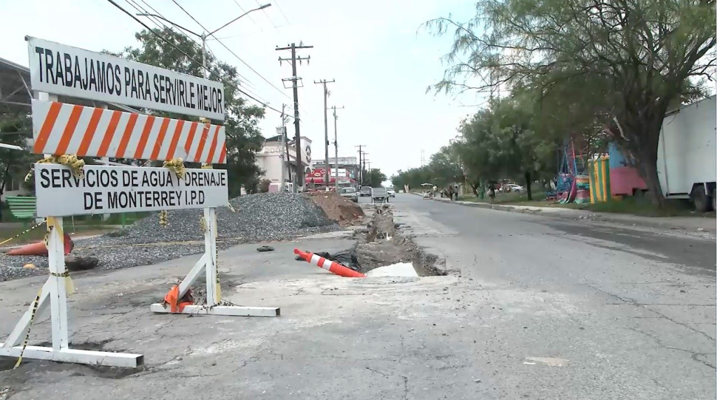 Las zanjas de Agua y Drenaje han preocupado en Nuevo León y su área metropolitana.