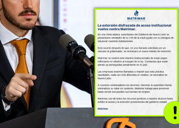 MINUTO CERO Samuel extorsionó otra empresa más y como ésta se negó a pagar entonces la mandó clausurar. Así el nuevo Nuevo León, coopelas o cuello.
