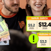 Two smiling people with cash in the foreground; two bright cards show salaries: Samuel García $5.2K (2025) and $12.4K (2026); and Mariana Rodríguez $3.3K (2025) and $6.3K (2026).