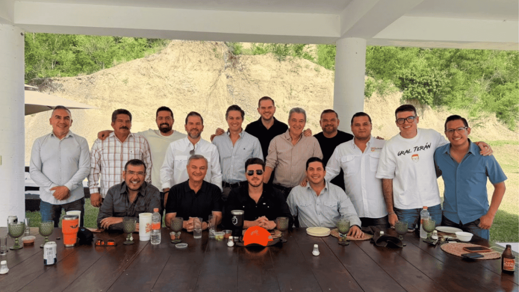 reunión secreta en Nuevo Leónm con mandatarios de Movimiento Ciudadano en Nuevo León