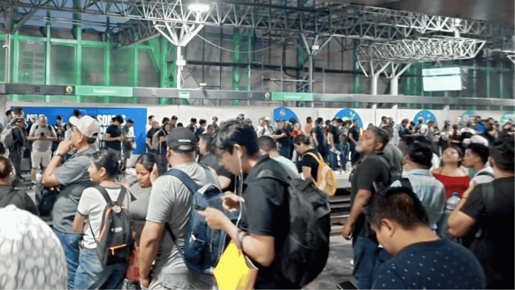 tren detenido en la Línea 1 - Minuto Cero tren detenido en la Línea 1
